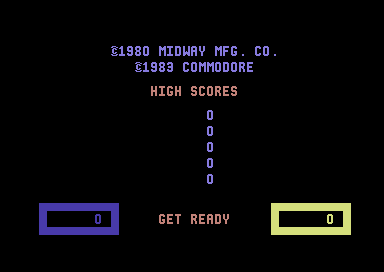 Wizard of Wor title screen for Commodore 64